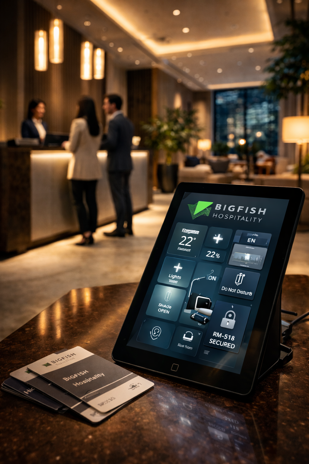 Hospitality and technology visual